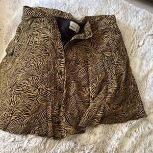 Supper cute Urban Outfitters Zebra mini skirt, size M. NWOT …